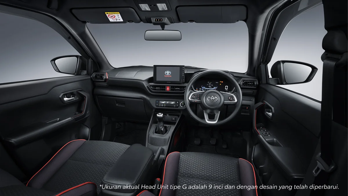 interior toyota raize